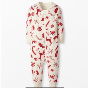 Hanna Andersson “Scandicane” winter Christmas sleeper 6-12m 70cm